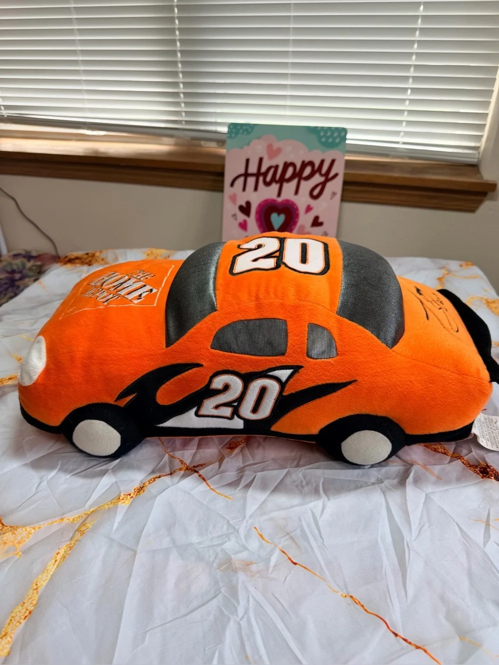 NASCAR Tony Stewart Home Depot pillow